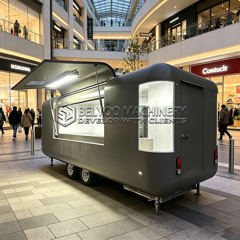 Beer & Wine Downtown - ベリーユー モバイルコーヒーケータリングトラック プレミアム多機能屋外ハンバーガーBBQビールバー フードトレーラー 販売中
