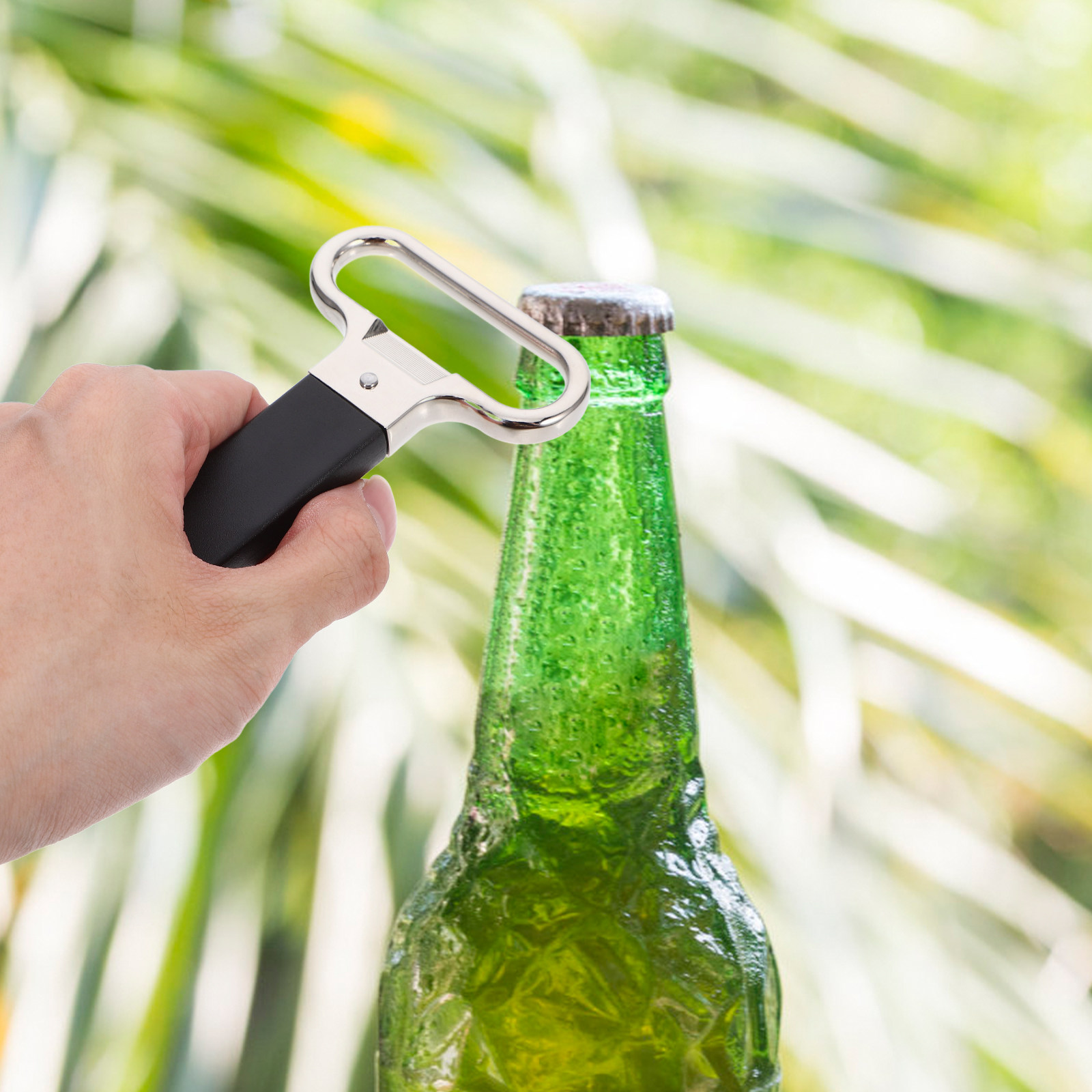 Wine In Beer Bottle - 頑丈な亜鉛合金製多機能ボトルオープナー、赤ワイン、ビール、飲料用、携帯用バーキッチンツール、効率的なドリンク蓋開け器