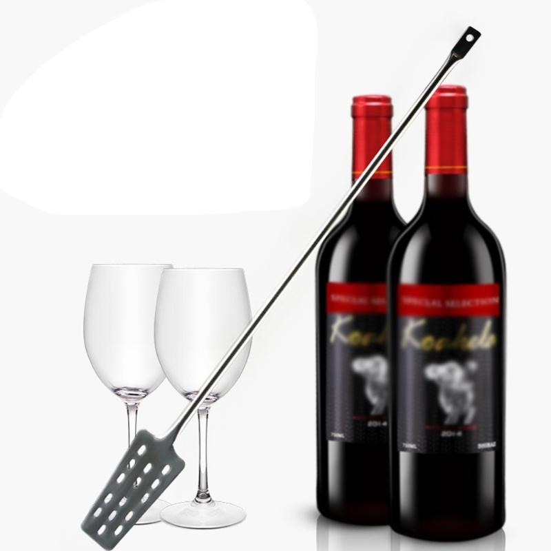 Wine Mix With Beer - ステンレス鋼ワインタンミキシングスターラーパドルホームブリュー15穴付きホームキッチンバービールワイン醸造ツール、新年ギフト