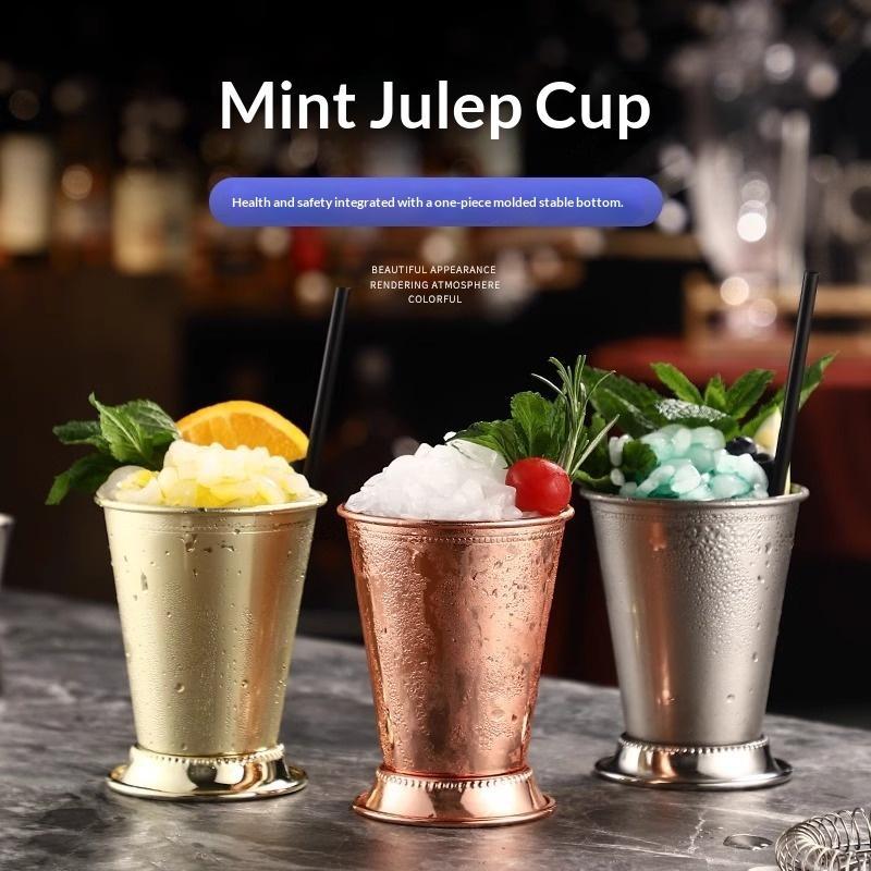 Wine Mix With Beer - ステンレス製ミントジュレップマグ - マティーニ、モヒート、ミックスドリンク、バーパーティー、ビール、ジュレップ、ワイングラス用のカクテルドリンクウェア