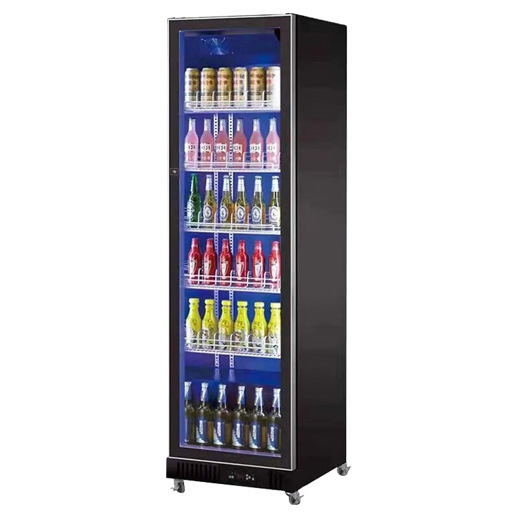 Wine Beer Dual Zone - ガラス扉付き飲料ディスプレイクーラーと冷蔵庫、ソーダ、ビール、ワイン用、家庭、オフィス、バー用小型ドリンククーラー