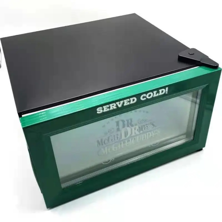 Wine Beer Fridge Small - ヴァナス 18リットル ミニ冷蔵庫 ガラス扉 ミニ缶冷蔵庫 飲料