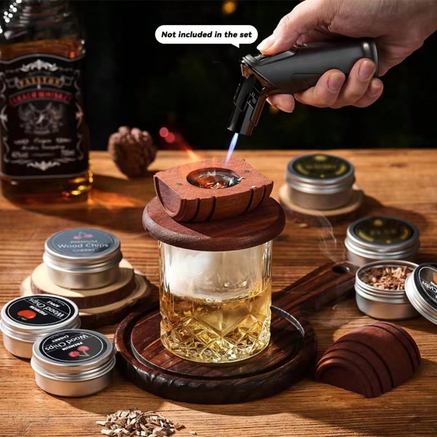 カクテルスモーカーセット – ユニークなビール樽デザイン、ヴ - Wine Whiskey Beer のレビューと価格