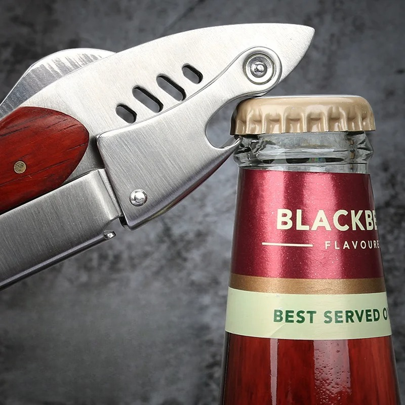 クリエイティブシャークワインオープナー ステンレス製スクリュ - Wine In Beer Bottle のレビューと価格