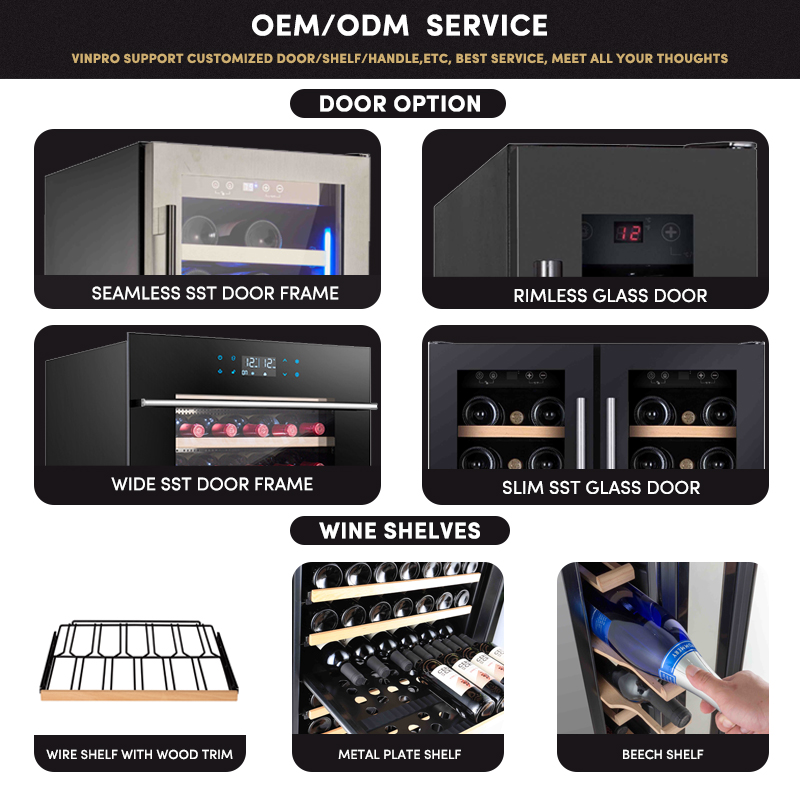 ヴィノプロ ベストセラー 116L 38本収納 ワインセラー - Wine Beer Fridge Dual Zone のレビューと価格