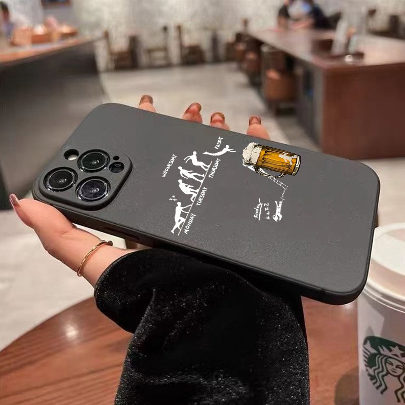 クリエイティブなビールをテーマにしたスマホケース Samsu - Beer & Wine Downtown のレビューと価格