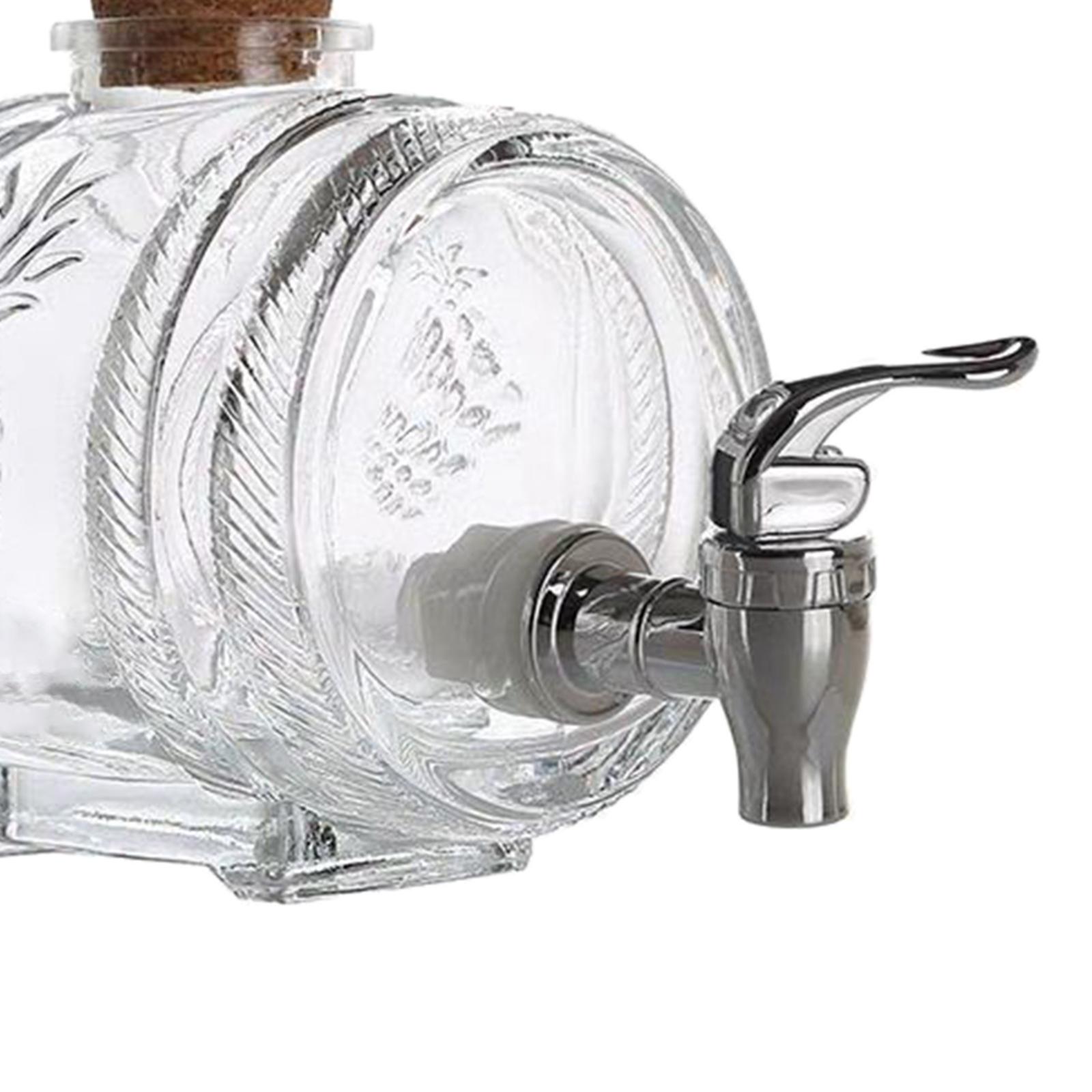 高級ガラス製バレルディスペンサー（コルク栓付き）家庭用ガラス - Wine Beer And Spirit のレビューと価格