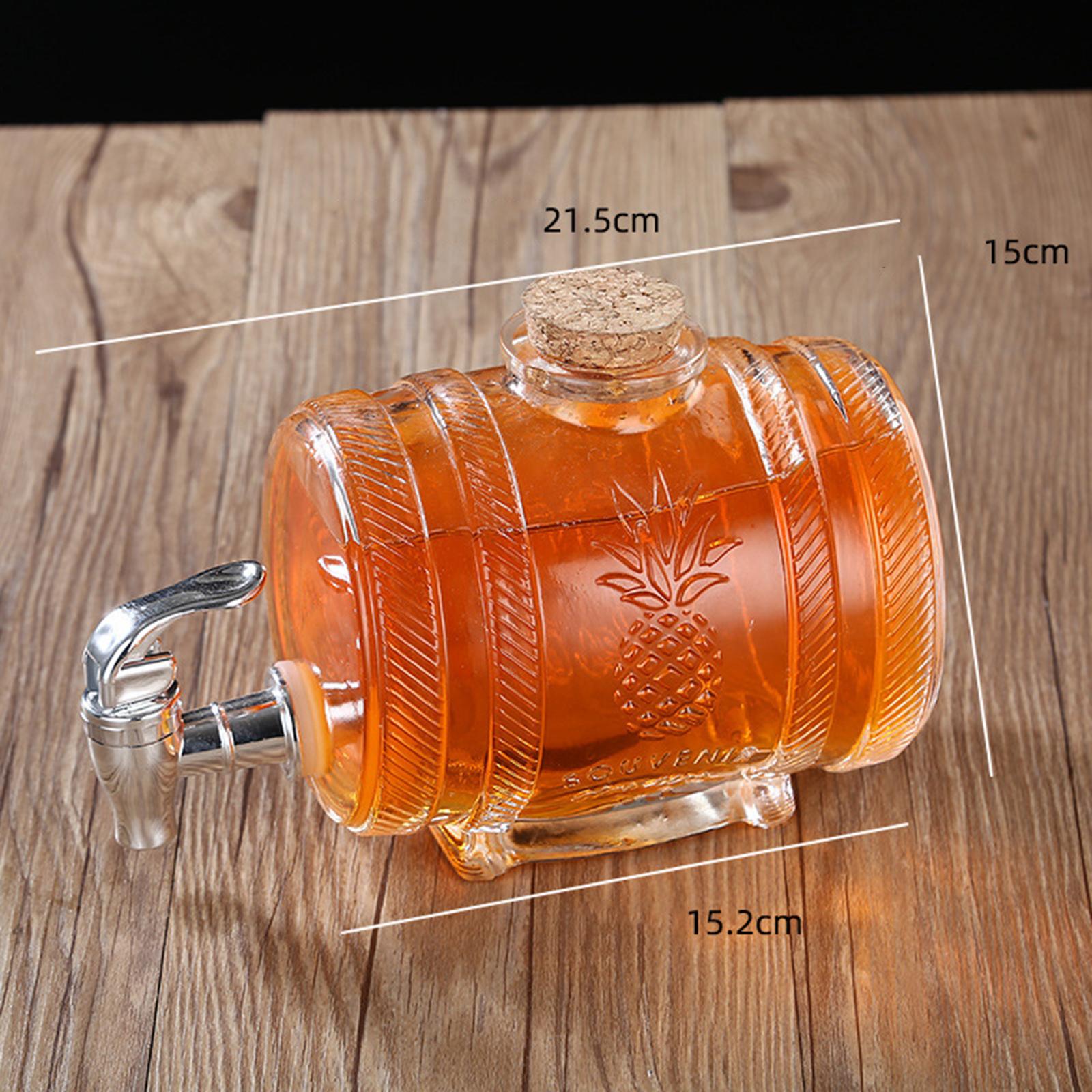 高級ガラス製バレルディスペンサー（コルク栓付き）家庭用ガラス - Wine Beer And Spirit のレビューと価格
