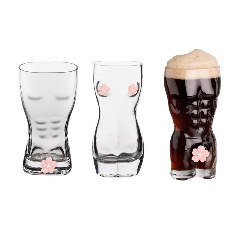 クリエイティブなビールグラス、ボディアート、ドリンクカップ、 - Wine Beer Mix Drink のレビューと価格