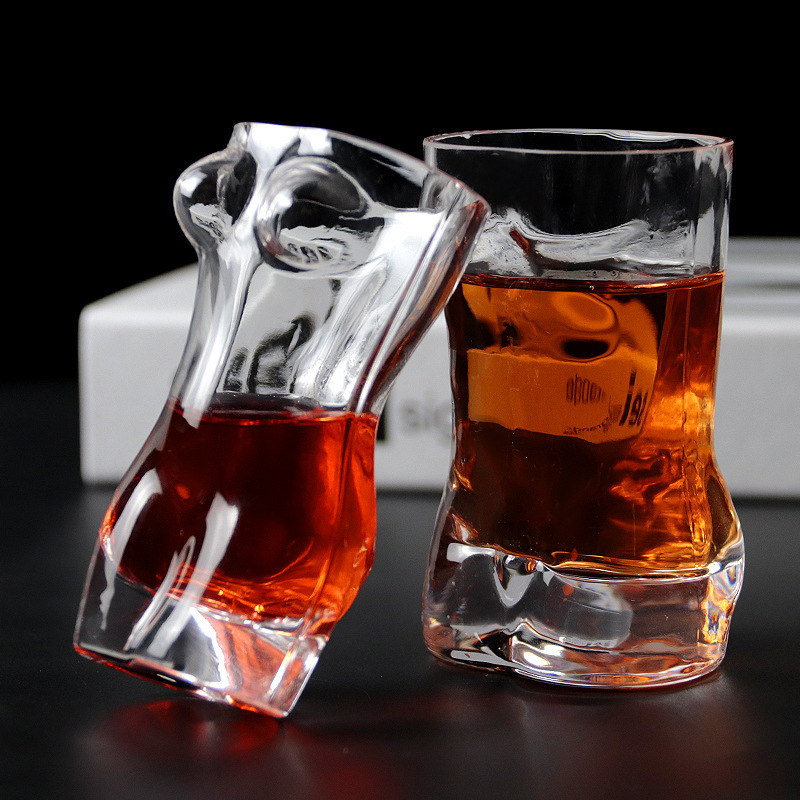 クリエイティブなビールグラス、ボディアート、ドリンクカップ、 - Wine Beer Mix Drink のレビューと価格