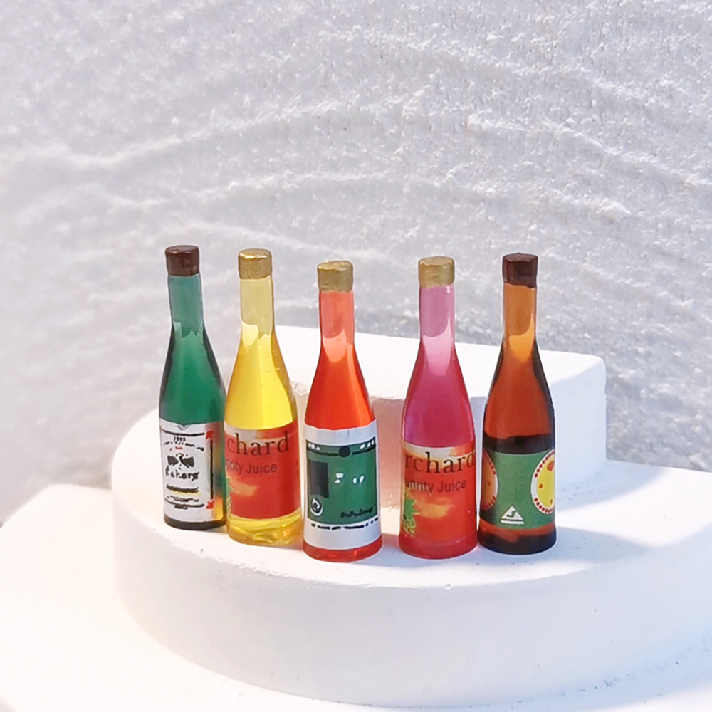 5 個 1/12 ドールハウスミニチュアアクセサリーミニ樹脂 - Wine Beer Europe のレビューと価格