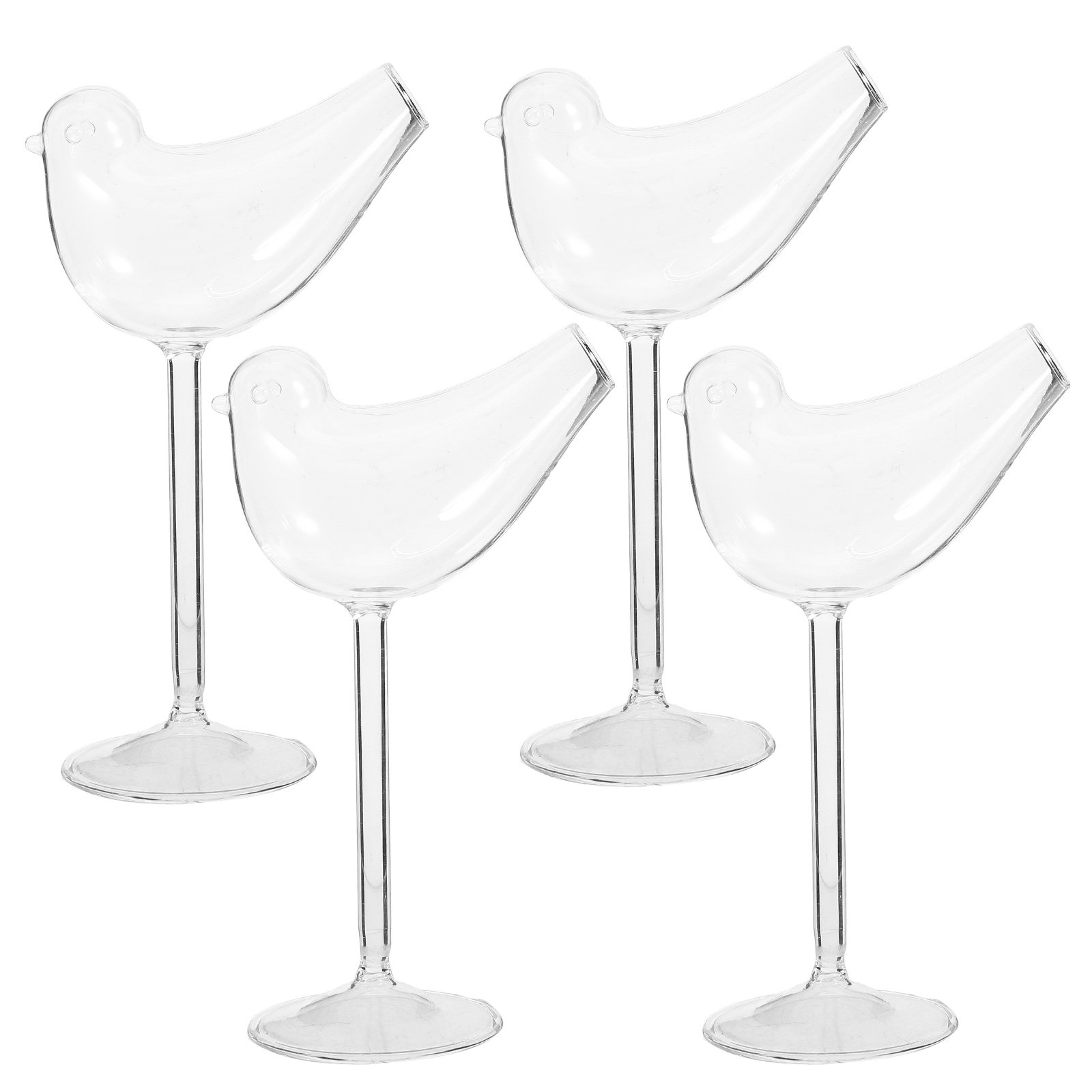 4 個のスモークカクテルグラス絶妙なガラスワインカップ混合ド - Wine Mix With Beer のレビューと価格
