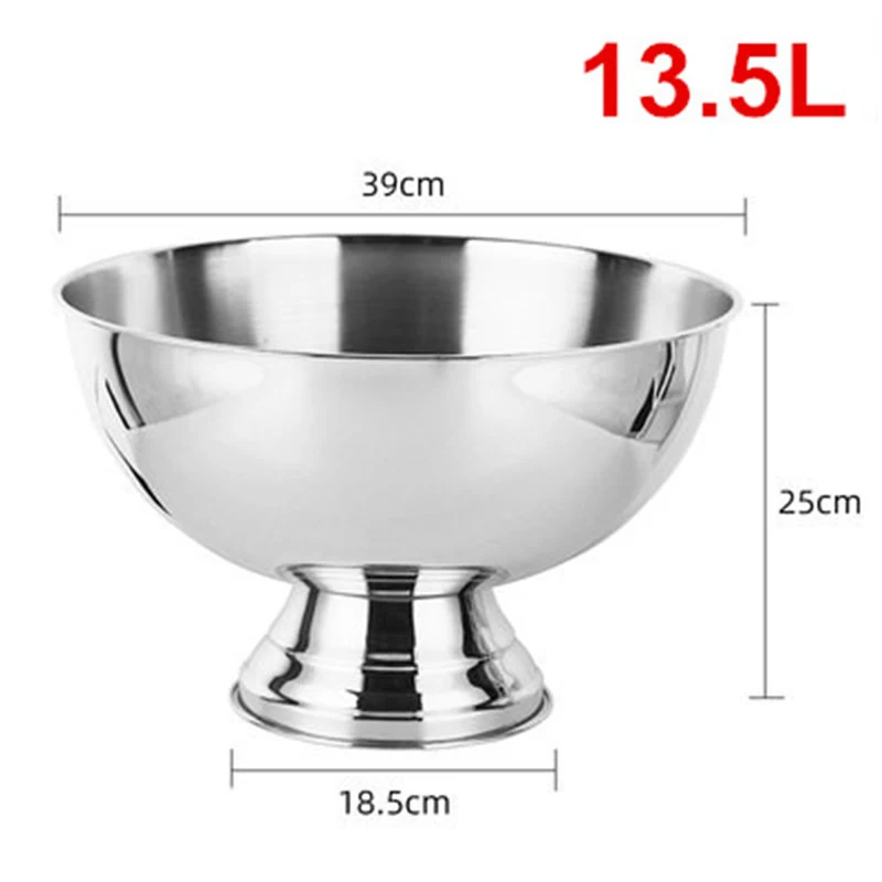 大型シャンパンバーバケット ビールバケット バケツ 304ス - Ice Bucket Silver のレビューと価格