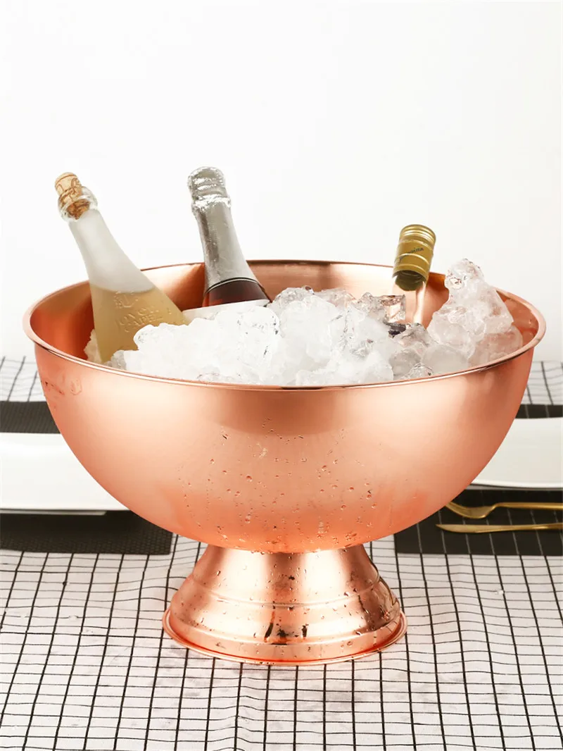 大型シャンパンバーバケット ビールバケット バケツ 304ス - Ice Bucket Silver のレビューと価格