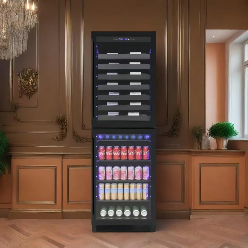 24インチ幅のインテリジェント電動飲料冷蔵庫、デュアルゾーン - Wine Beer Dual Zone のレビューと価格