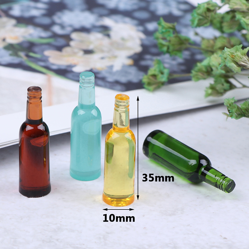 6 個 1:12 ドールハウスミニチュアビールワインドリンク - Wine In Beer Bottle のレビューと価格