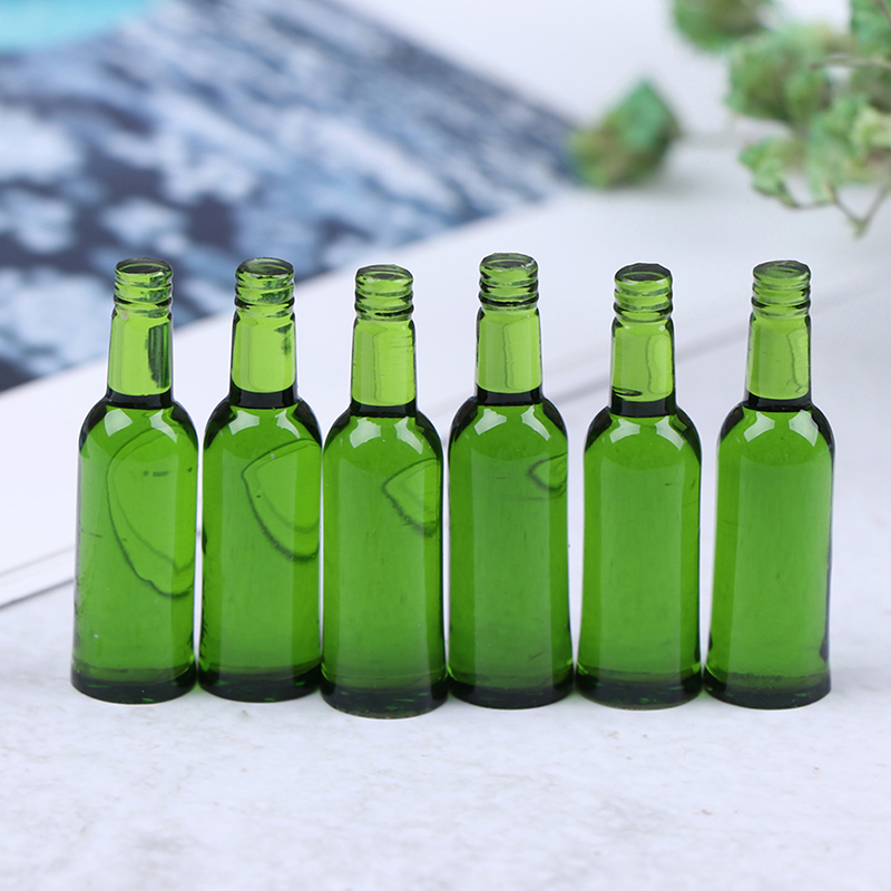 6 個 1:12 ドールハウスミニチュアビールワインドリンク - Wine In Beer Bottle のレビューと価格