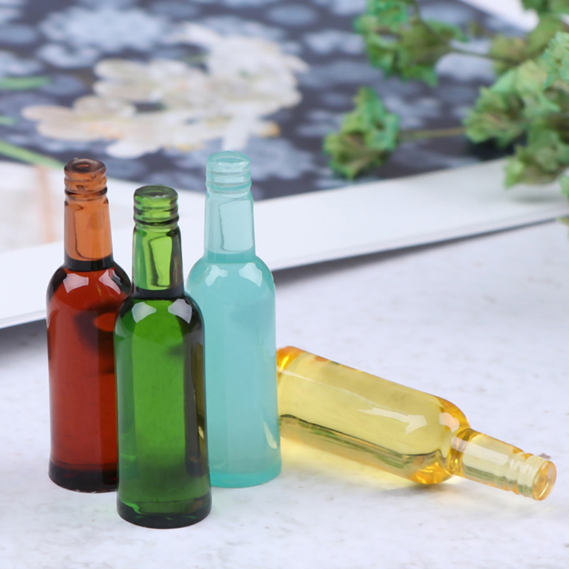 6 個 1:12 ドールハウスミニチュアビールワインドリンク - Wine In Beer Bottle のレビューと価格