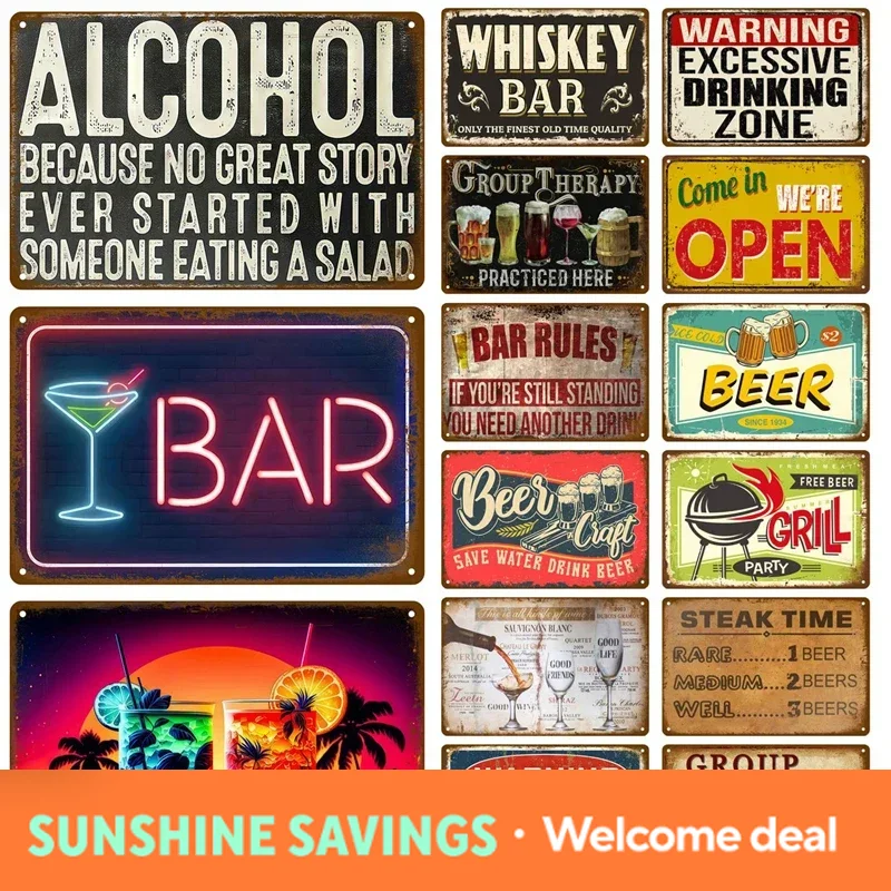 メタルサイン ウイスキー ワイン アルコールブランド ブリキ - Wine Beer Europe のレビューと価格