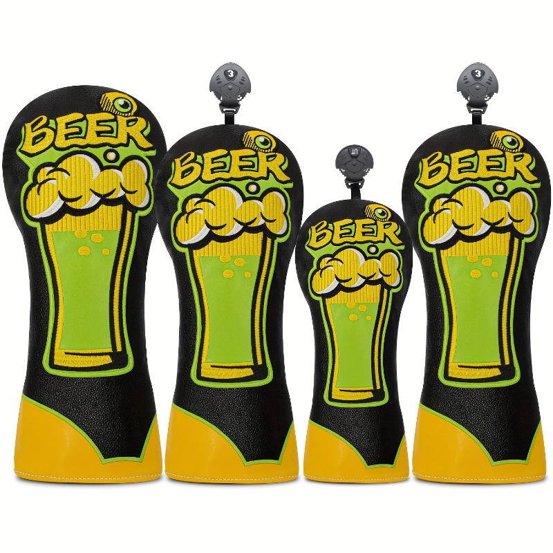 ゴルフクラブヘッドカバー - ビールマグデザイン、ビール瓶グ - Beer & Wine Downtown のレビューと価格