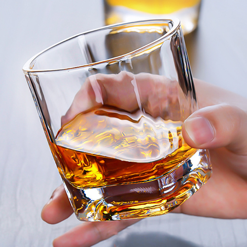 透明ガラスウイスキー,4個セット,235ml,飲料カップ,ヨ - Wine Whiskey Beer のレビューと価格