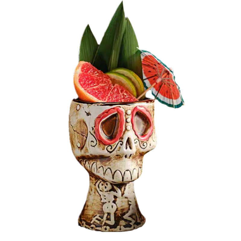480ml ハワイ ティキマグ カクテルカップ ビール ドリ - Wine Beer Europe のレビューと価格