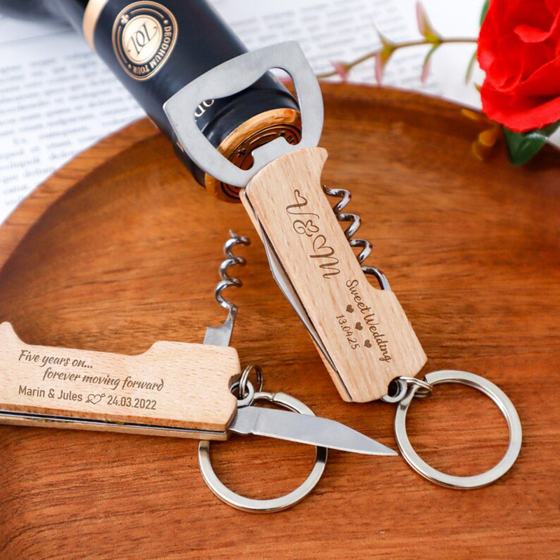 結婚式の贈り物、ワインツール、ワインボトルオープナー、コルク - Wine In Beer Bottle のレビューと価格