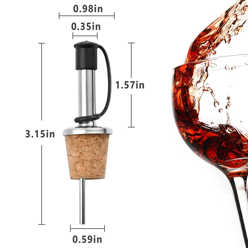 赤ワインコルク注ぎ口ステンレス鋼赤ワイン注ぎ口ボトルストッパ - Wine Beer And Spirit のレビューと価格