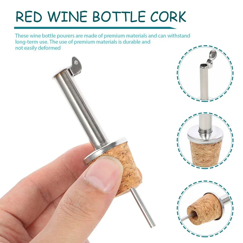 赤ワインコルク注ぎ口ステンレス鋼赤ワイン注ぎ口ボトルストッパ - Wine Beer And Spirit のレビューと価格