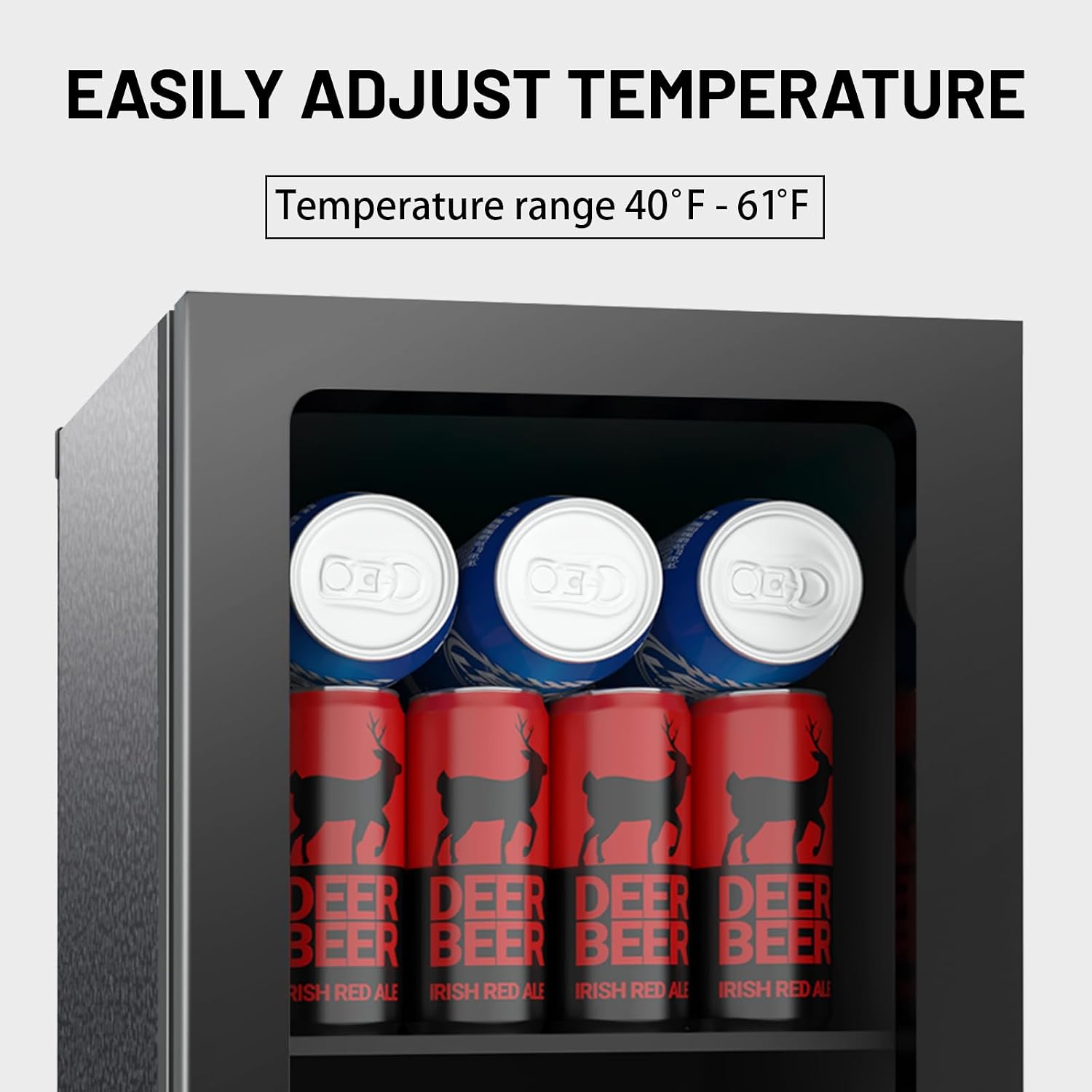 飲料用冷蔵庫クーラー、24缶ミニ冷蔵庫、ドリンク、ソーダ、ビ - Wine Beer Fridge Small のレビューと価格