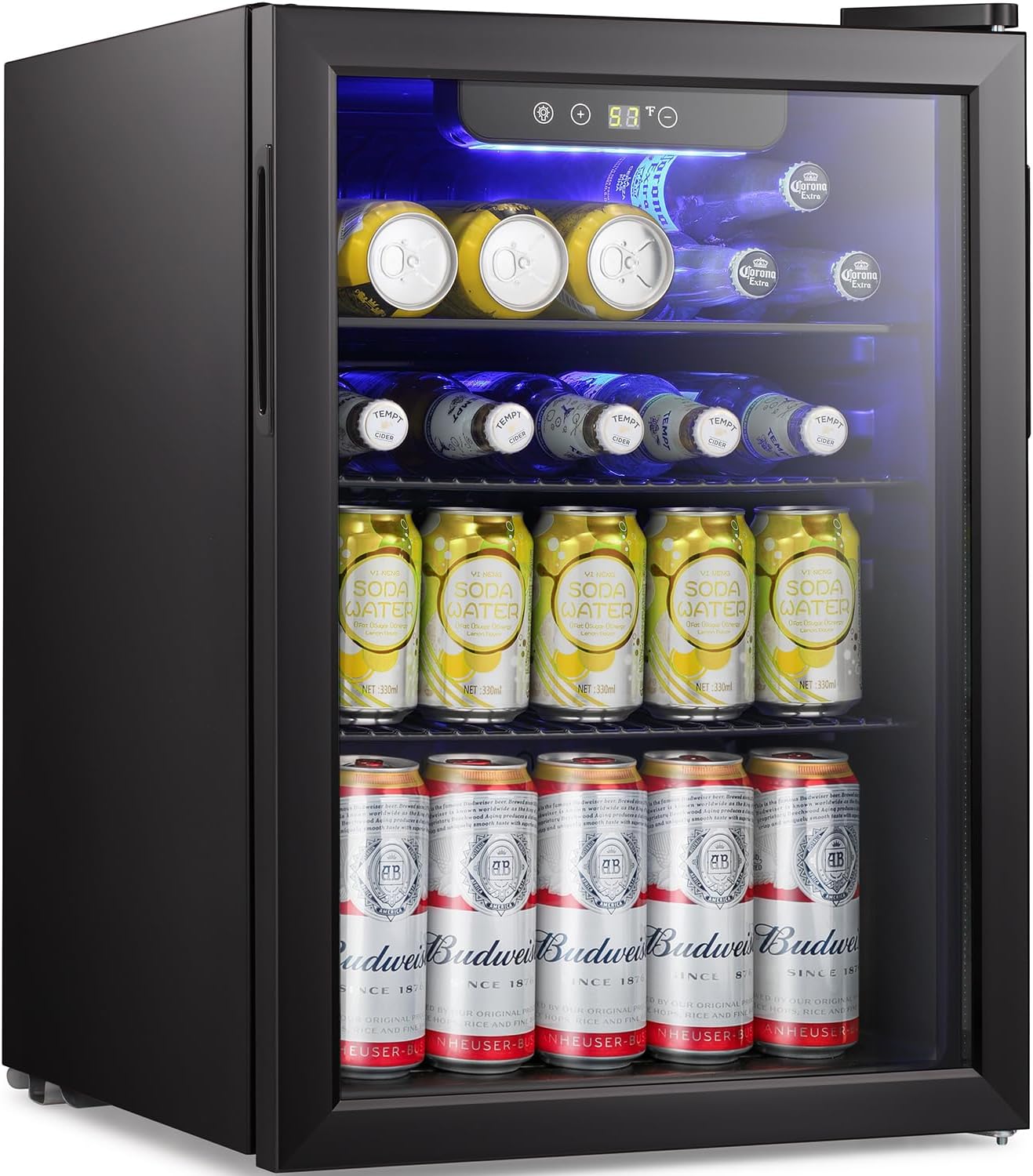 米国発送 ミニ冷蔵庫 ドリンククーラー 2.4立方フィート  - Wine Beer Fridge Small のレビューと価格