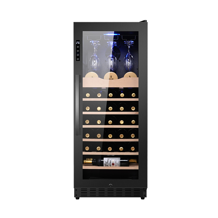 電動ワイン飲料ビール冷蔵庫キャビネット急速冷却ワインボトルチ - Wine Beer Dual Zone のレビューと価格
