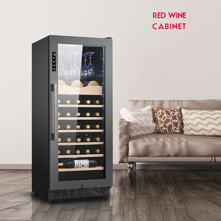 電動ワイン飲料ビール冷蔵庫キャビネット急速冷却ワインボトルチ - Wine Beer Dual Zone のレビューと価格