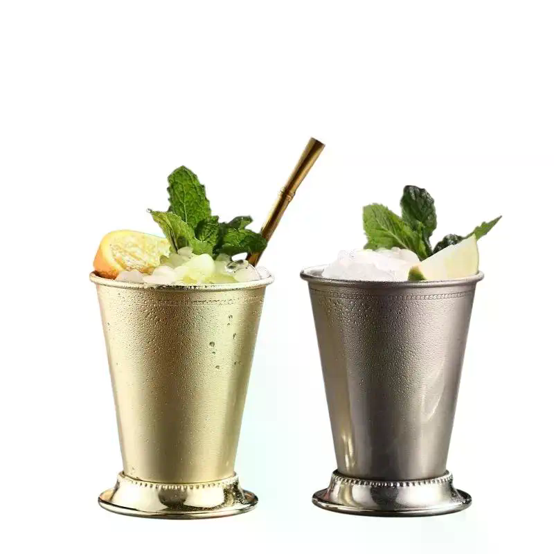 ステンレス製ミントジュレップマグ：カクテル用ドリンクウェア、 - Wine Beer Mix Drink のレビューと価格