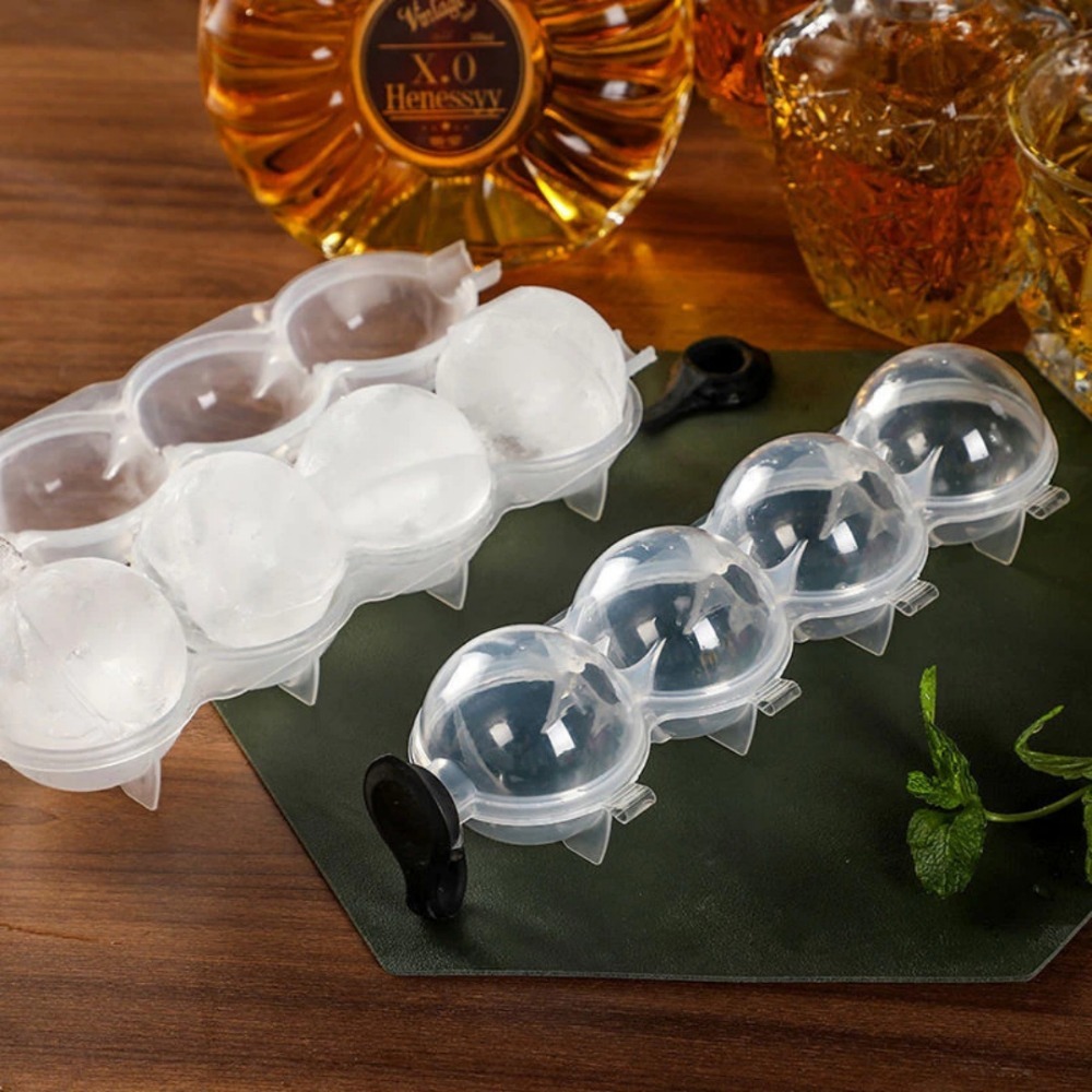4穴アイスホッケー型クイック離型バーテンダー固有の円形ボック - Wine Whiskey Beer のレビューと価格
