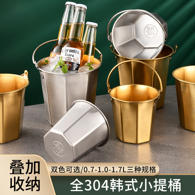 304 ステンレス鋼ミニアイスバケツバー KTV スナックバ - Ice Bucket Silver のレビューと価格