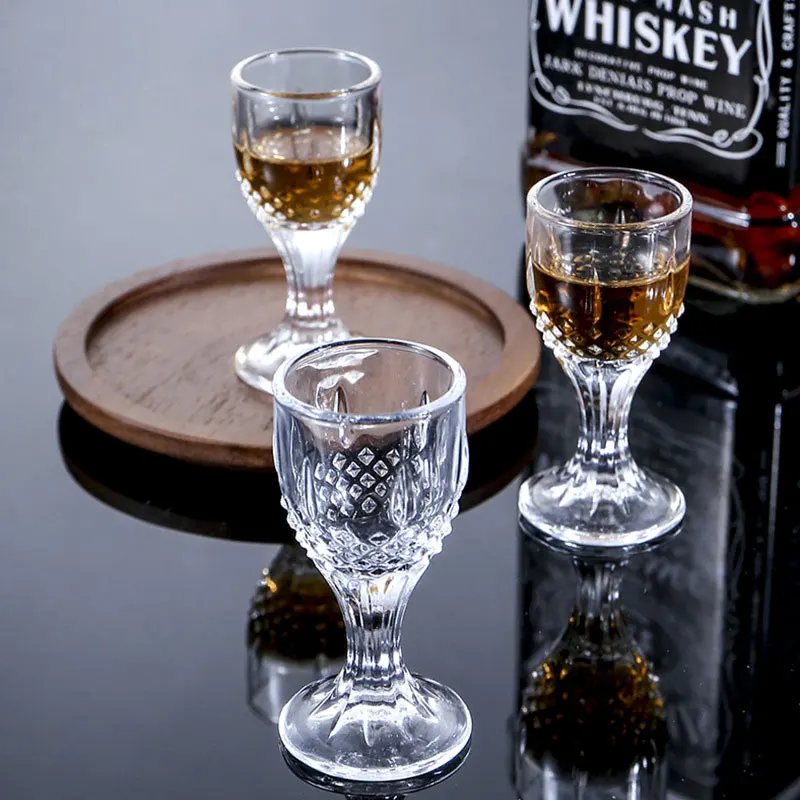 yes6pcsセット絶妙な小さなワイングラスエレガントなショ - Wine Beer And Spirit のレビューと価格