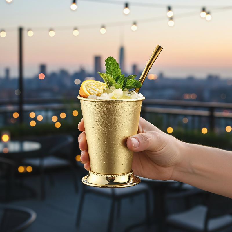 ステンレス製ミントジュレップマグ - マティーニ、モヒート、 - Wine Beer Mix Drink のレビューと価格