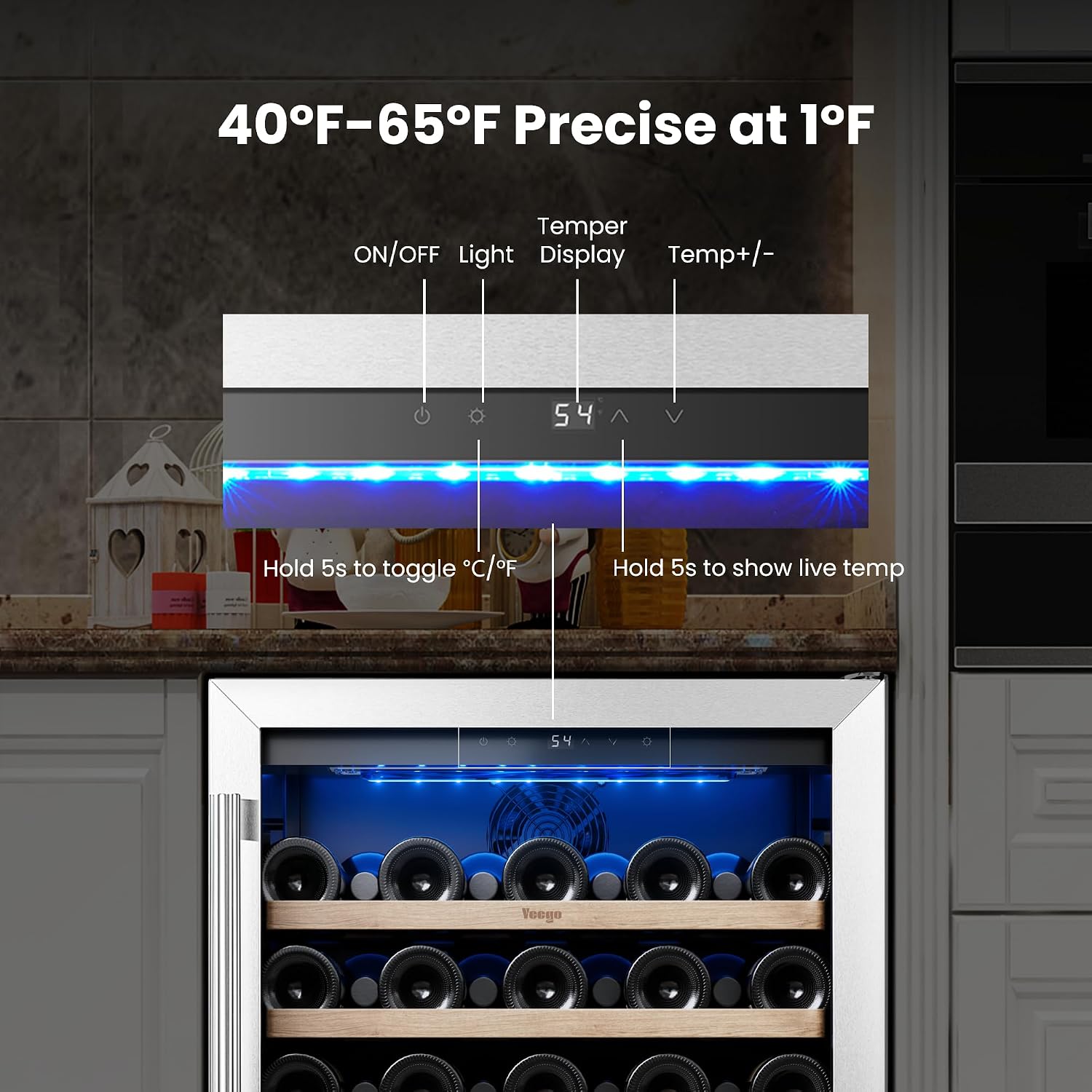 Yeego ワイン冷蔵庫クーラー - 24 インチ ワイン冷 - Wine Beer Fridge Under Counter のレビューと価格