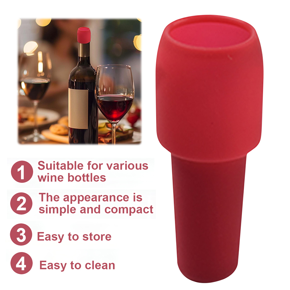 ワインボトル用シリコンワインストッパー 再利用可能なワインス - Wine X Beer のレビューと価格