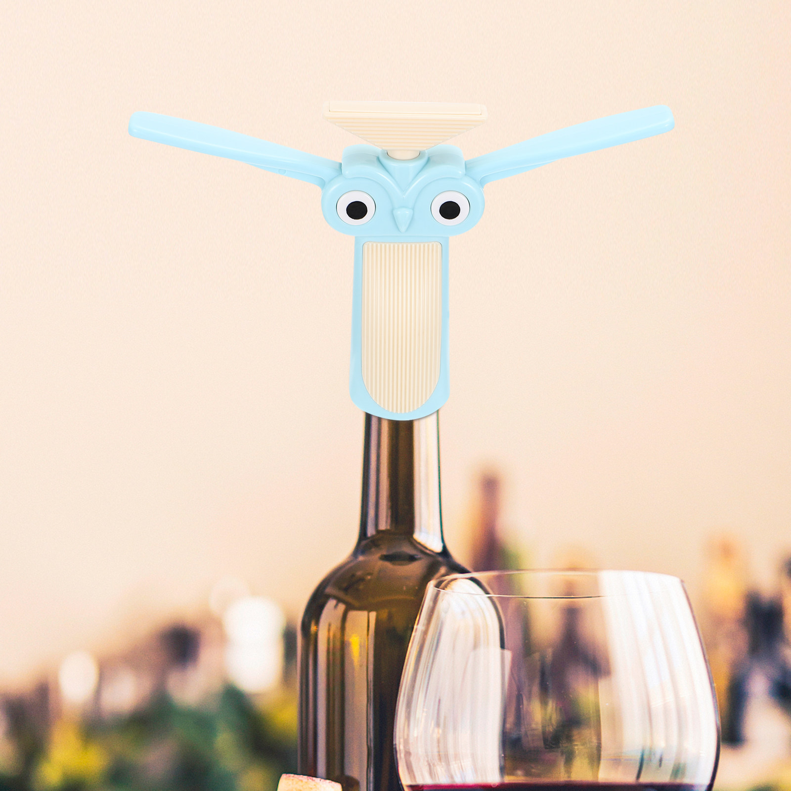 ワインボトルオープナー 手動コルクスクリュー プレミアム素材 - Wine In Beer Bottle のレビューと価格