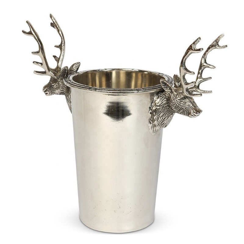 レストステージ ディア シャンパン アイスバケット 目を引く - Ice Bucket Silver のレビューと価格