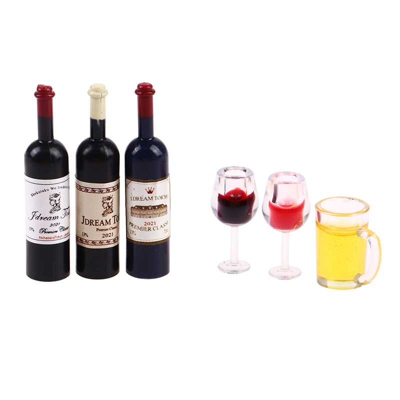 5 個 1:12 ドールハウスミニチュアワインカップビールジ - Wine Beer Europe のレビューと価格