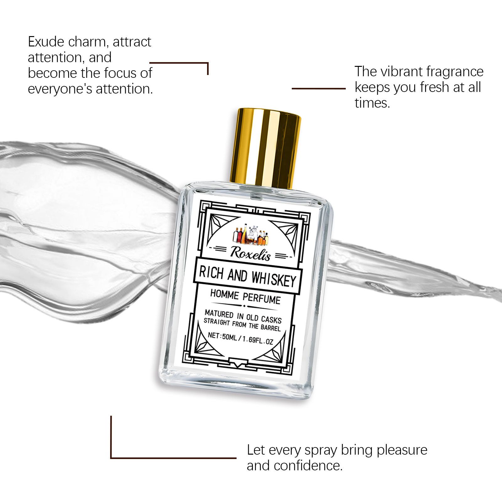 ロクセリス 50ml チャーム ウイスキー メンズ香水 グル - Wine&Beer Help のレビューと価格