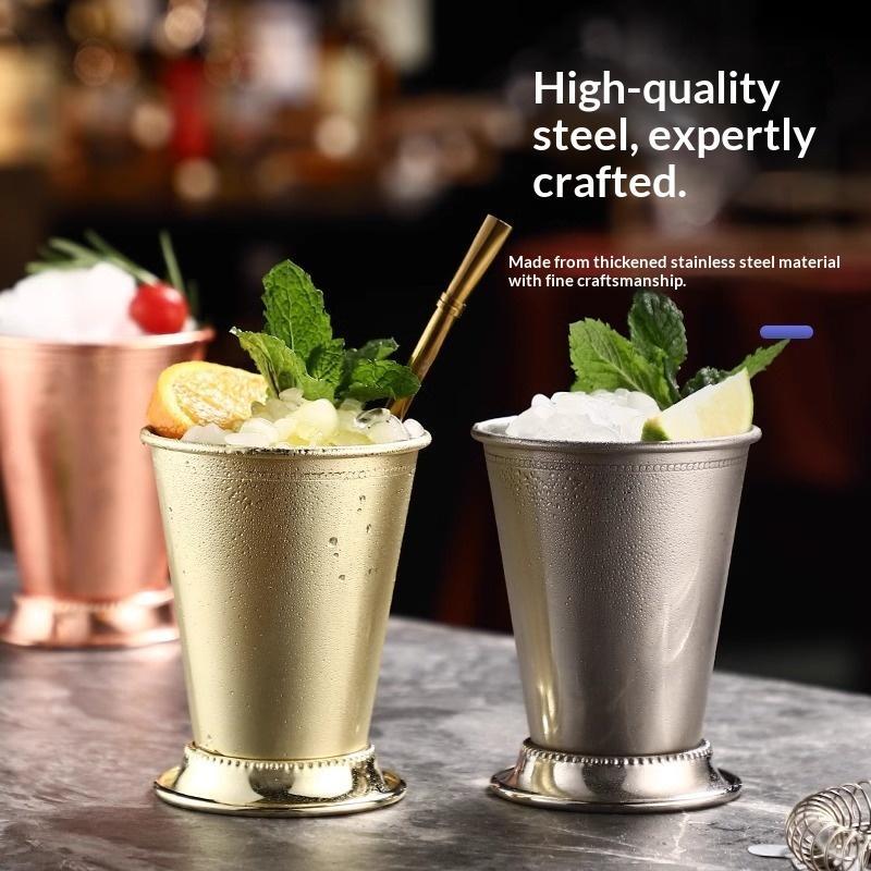 ステンレス製ミントジュレップマグ - マティーニ、モヒート、 - Wine Beer Mix Drink のレビューと価格