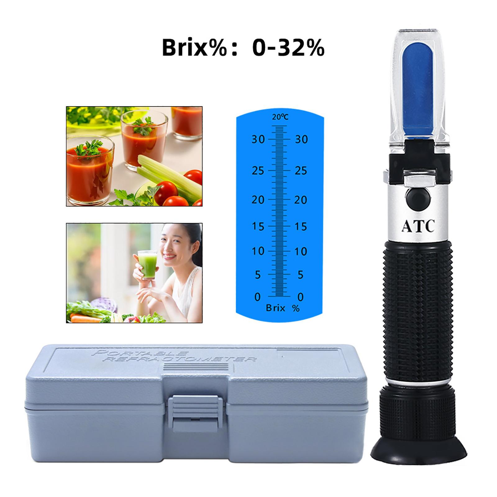 ブリックス屈折計 ATC付き ドライバー付き クリーニングク - Wine X Beer のレビューと価格
