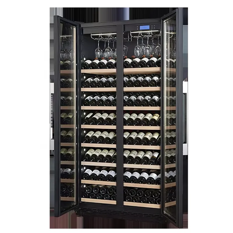 735L大容量ワインセラー ビール・飲料クーラー ガラス扉  - Wine Beer Fridge Dual Zone のレビューと価格