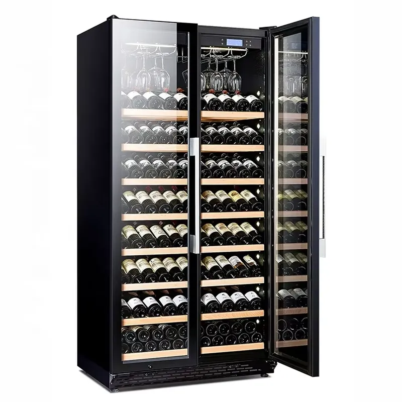 735L大容量ワインセラー ビール・飲料クーラー ガラス扉  - Wine Beer Fridge Dual Zone のレビューと価格