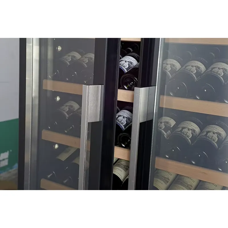 735L大容量ワインセラー ビール・飲料クーラー ガラス扉  - Wine Beer Fridge Dual Zone のレビューと価格